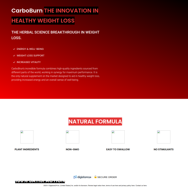 Carbo Burnb Weight Loss Supplements