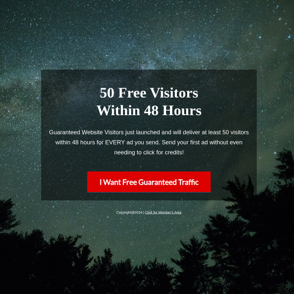 Transform Your Online Presence with Guaranteed Traffic!