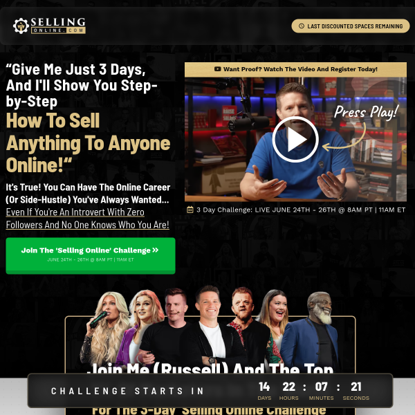 Give Me 3 Days, And I'll Show You How To Sell Anything To Anyone