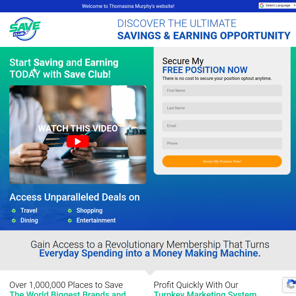 Great way to Earn and save while in comfort of your home