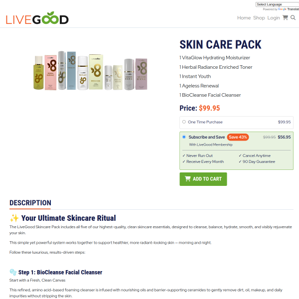 Skin Care Pack