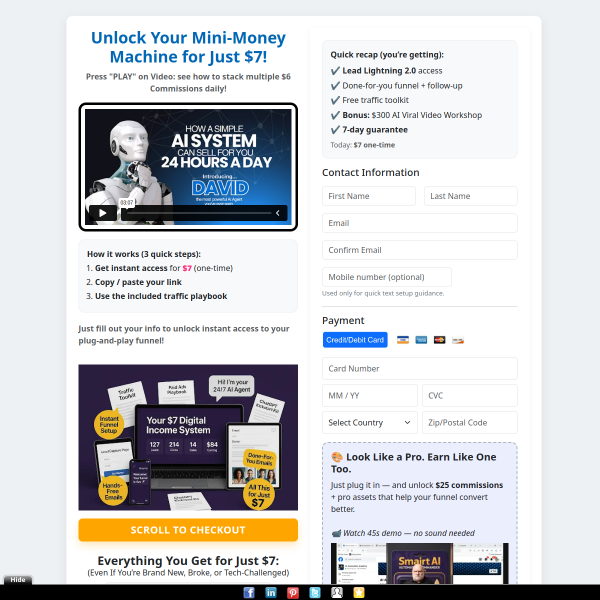 Unlock Your Mini-Money Machine for Just $7!