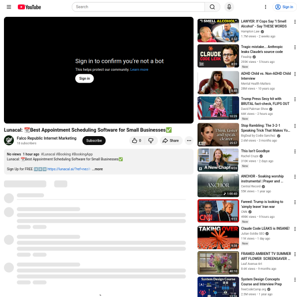 Lunacal: Best Appointment Scheduling Software - Build Stunning Booking Pages That Sell Your Services