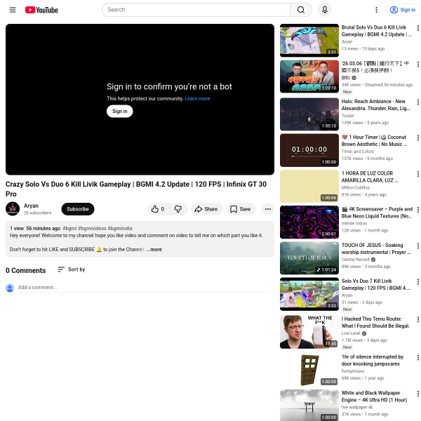 Solo vs Squad BGMI Intense Gameplay | 1v4 Survival Battle