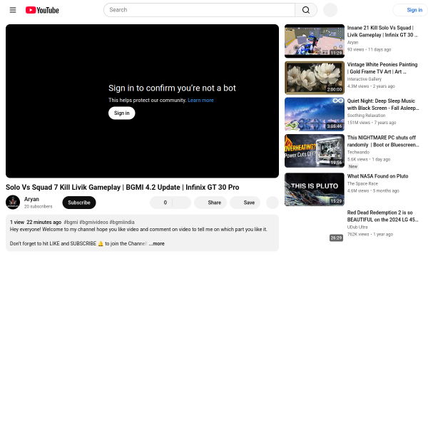 1 Man Army in BGMI 😈 Solo vs Squad Full Rush Gameplay