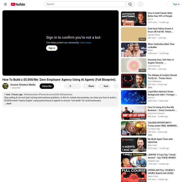 How To Build a $5,000/Mo 'Zero-Employee' Agency Using AI Agents (Full Blueprint).
