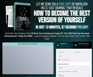 FREE COPY OF NAPOLEON HILL'S 'LOST DIARY'