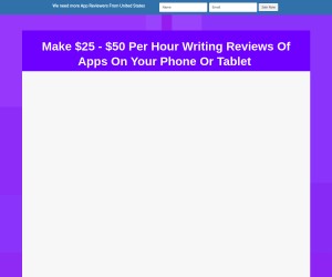 Make $25 - $50 Per Hour Writing Reviews Of Apps On Your Phone Or Tablet