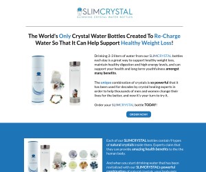 SLIMCRYSTAL :: World's Only Crystal Water Bottles For Healthy Weight loss.....