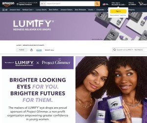 LUMIFY Redness Reliever Eye Drops, for Whiter & Brighter Looking Eyes