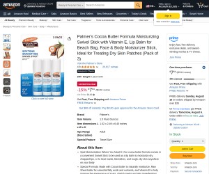 Palmer's Cocoa Butter Formula Moisturizing Swivel Stick
