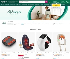 Snailax Vibration Back Massager with Heat