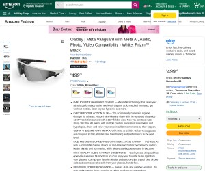 Oakley Meta vanguard smartglasses