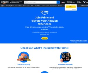 Amazon Prime Membership - Sign Up Today!