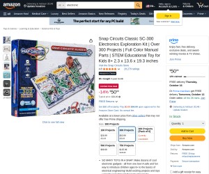 Snap Circuits Classic SC-300 Electronics