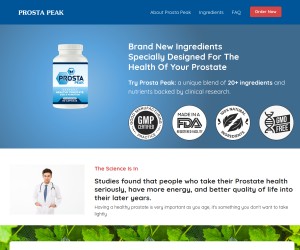 Prosta Peak Prostate Health Supplement