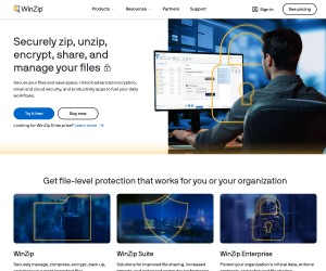 Securely zip, unzip, encrypt, share, and manage your files