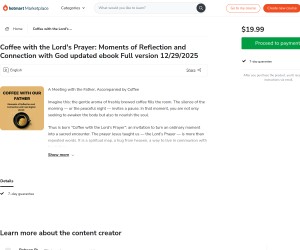 Coffee with the Lord's Prayer: Moments of Reflection and Connection with God updated ebook Full vers