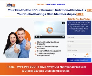 Welcome To GreatLife Worldwide Products