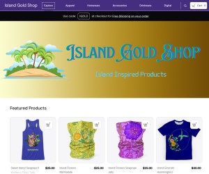  ISLAND GOLD SHOP - Island Inspired Wear