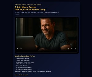 A Daily Income System Anyone Can Start Using Today