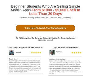 Webinar Special - Zapable - Instant Mobile App Agency