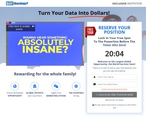 Make cold hard cash for your data.