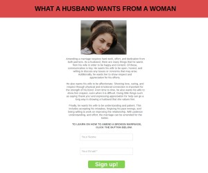 HOW TO AMEND A BROKEN MARRIAGE