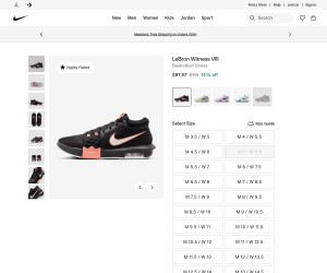 LeBron Witness VIII Basketball Shoes