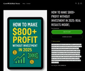 How to Make $800+ Profit Without Investment in 2025: Real Results Inside!,