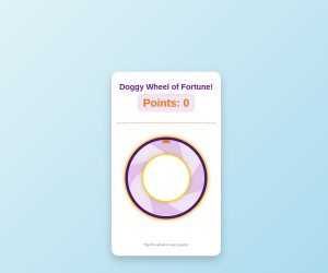 Tap & Earn – Spin the Dog Wheel and Win Points Instantly!