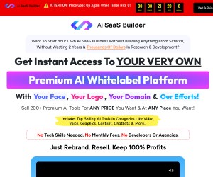 🚀 Start Your Profitable AI SaaS Empire in Minutes!