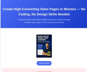 Seller Page Generator – Create High-Converting Seller Pages in Minutes