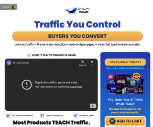 AI Traffic Whale: Plug-in Traffic + Funnels = 10x Affiliate Profits in 24 Hours 🔥