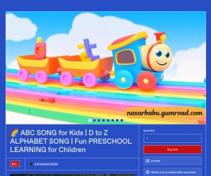 🌈 ABC Song for Kids | D to Z Alphabet Song | Fun Cartoon Learning for Children