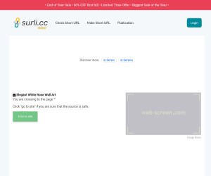 Elegant White Rose Wall Art