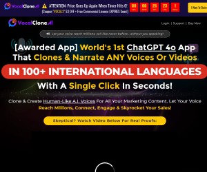 [Awarded App] World's 1st ChatGPT 4o App That Clones & Narrate ANY Voices Or Videos.....
