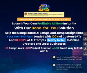 AI Store Fortune - Launch Your Own AI Store Today