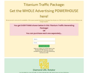 Titanium Traffic Package - Get the WHOLE Advertising POWERHOUSE here!