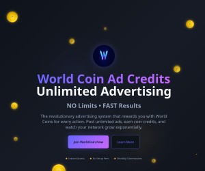 💰 Earn Worldcoins Just for Viewing Ads — Join the Revolution!