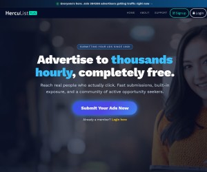 Free advertising and a $5 Signup Bonus!