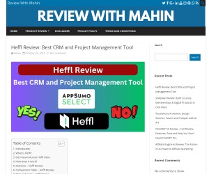 Heffl Review: Best CRM and Project Management Tool