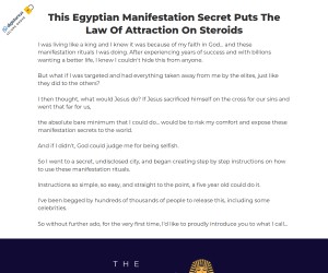 This Egyptian Manifestation Secret Puts The Law Of Attraction On Steroids