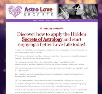 Astro Love Secrets                                                             