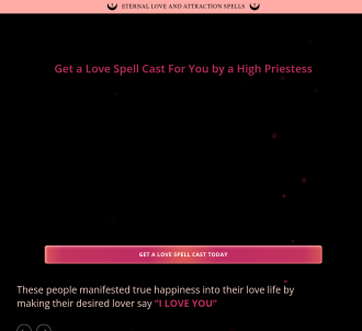 Love & Obession Spells Cast By High Priestess Scarlet Rivera                   