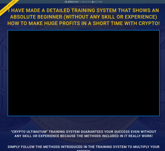 Crypto Ultimatum - Simply Follow The Methods And Multiply Your Money!          