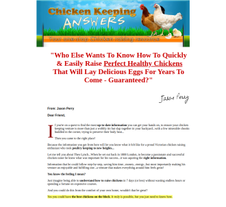 Answers To Raising Chickens - A Complete Guide To Keeping Chickens             