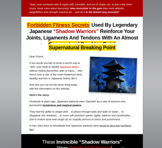 Forbidden Fitness Secrets Of A Modern Day Ninja Warrior                        