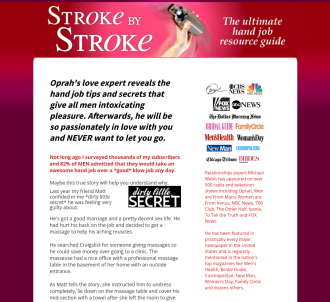 Stroke By Stroke - Guide To Giving Amazing Hand Jobs                           