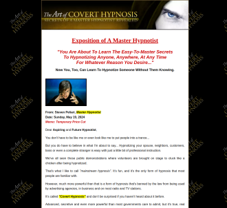 The Art Of Covert Hypnosis - Massive Commissions - Extreme Conversions         